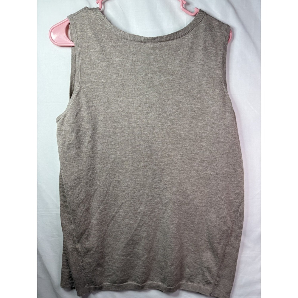 Chico's Women's Size 3 XL Easywear Knit Tank Top Tan Casual Beach Coastal - Picture 8 of 8